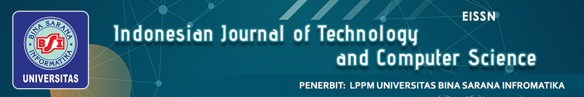 Indonesian Journal of Technologi and Computer Science